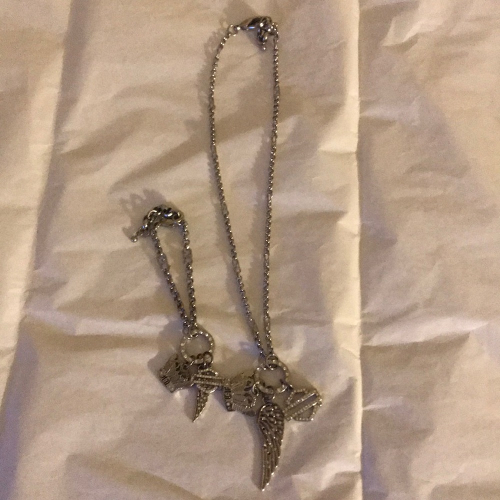 Harley Davidson necklace and bracelet set